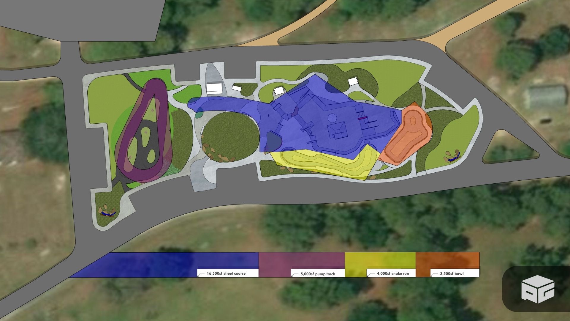 Skatepark Design for Orangeburg, South Carolina